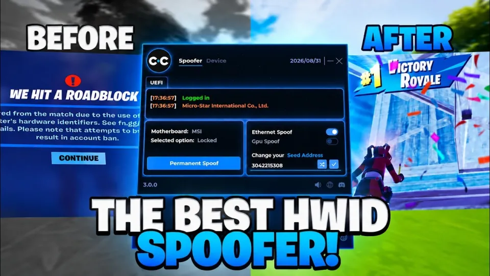HWID Spoofer Permanent Fix for Gaming Bans